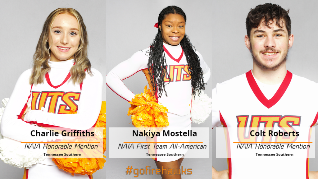 Three Firehawks Named NAIA Competitive Cheer All-Americans