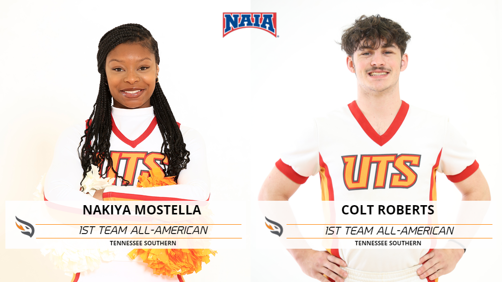 Mostella and Roberts Named NAIA Competitive Cheer All-Americans