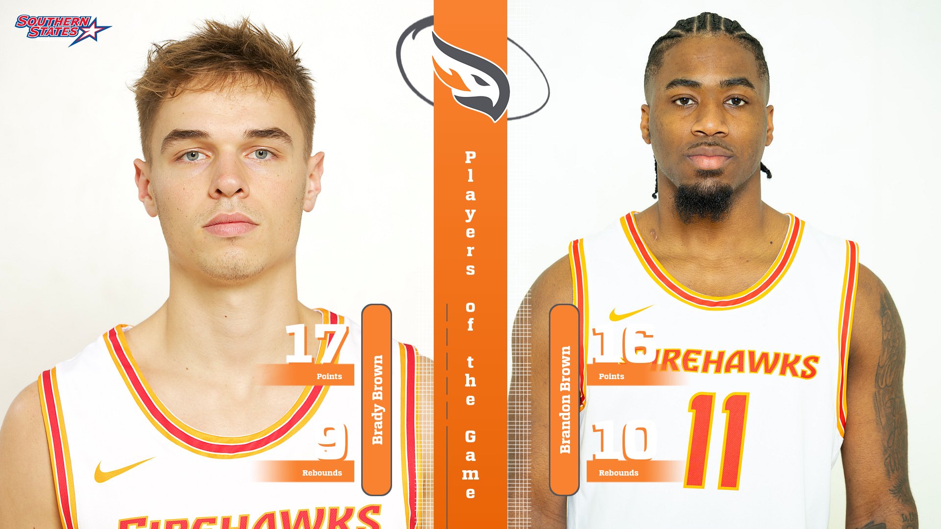 Hudson and Brown Sign Their Names in the Firehawk Record Book, #12 UT Southern Thwart Thomas