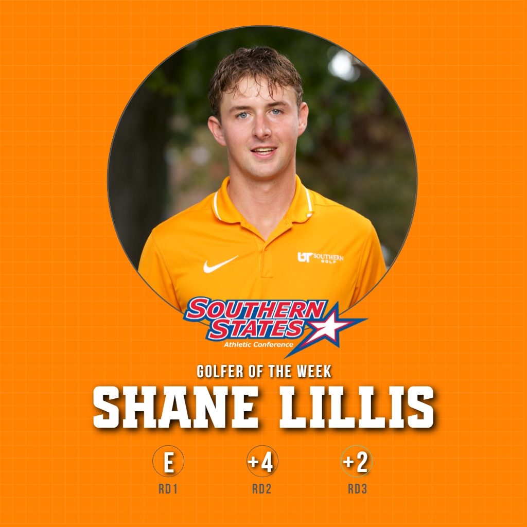 Lillis Named Southern States Athletic Conference Golfer of the Week