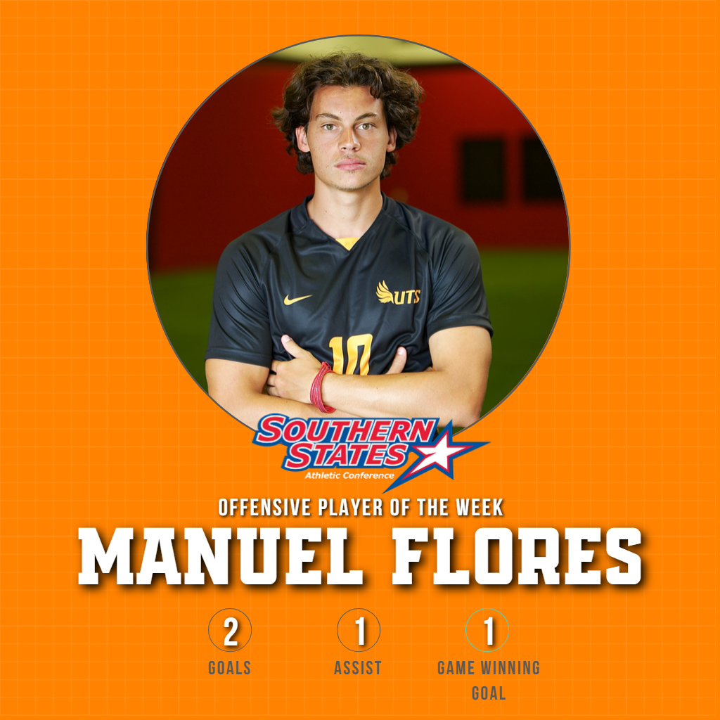 Flores Named Southern States Athletic Conference Offensive Player of the Week