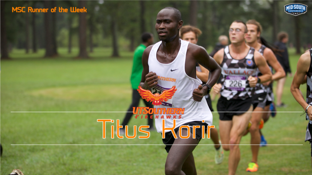 Korir Named MSC Runner of the Week