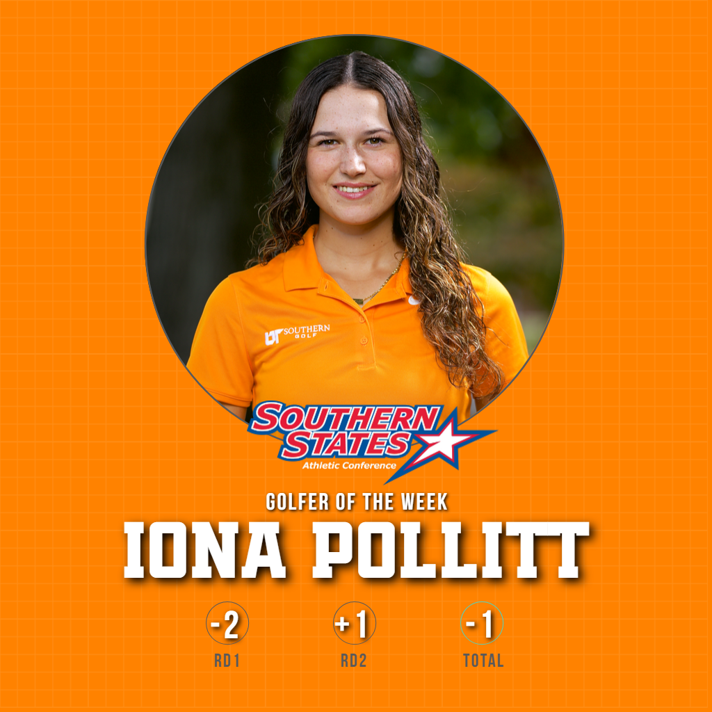 Pollitt Named Southern States Athletic Conference Golfer of the Week