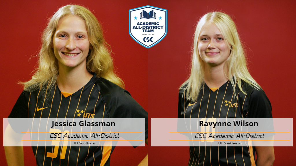 Glassman and Wilson Earn 2023 CSC Academic All-District Honors